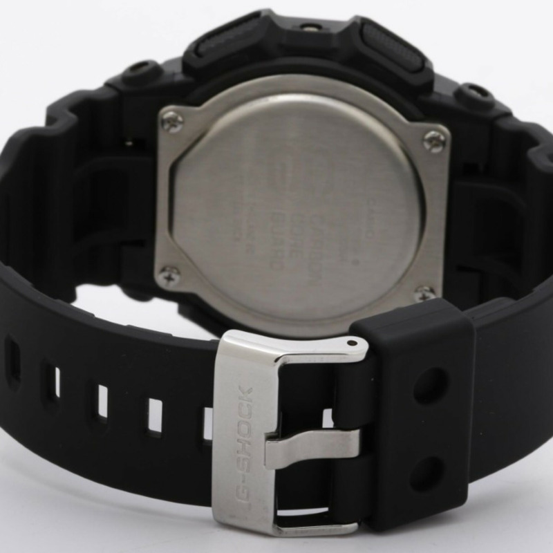 卡西歐 G-SHOCK GD-010 系列 GD-010BBR-1JF 紅黑碳纖維/樹脂男士數位手錶-4