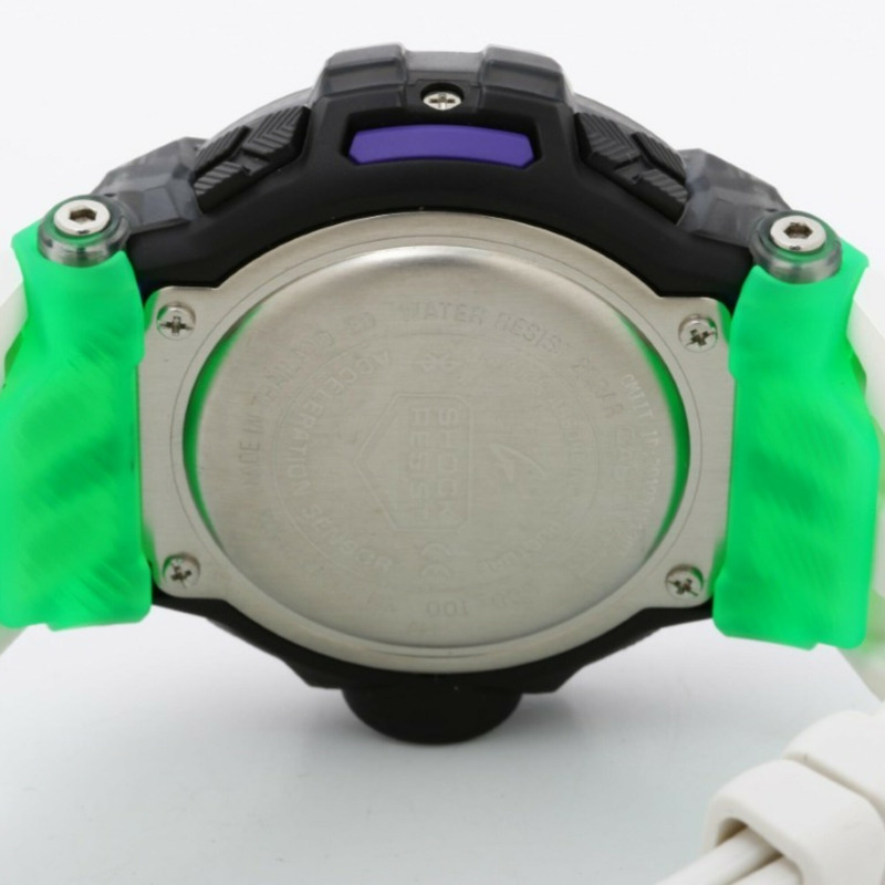 卡西歐 G-SHOCK G-SQUAD GBD-100 系列 GBD-100SM-1A7 黑綠白樹脂男士電子表-3