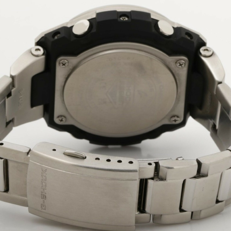 卡西歐 G-SHOCK G-STEEL GST-W100 系列 GST-W110D-7AJF 白色銀色樹脂/不鏽鋼男士手錶-4