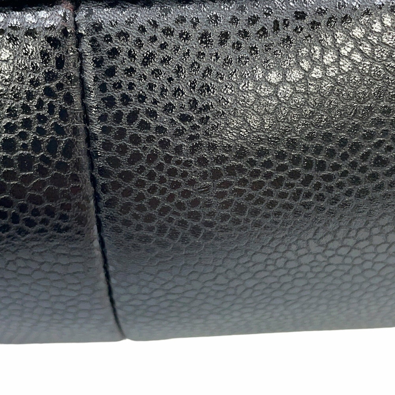 香奈兒 (Chanel) Matelassé 托特包,Coco 標誌,雙鏈,魚子醬紋皮革,A67292,黑色,手提包,女士,香奈兒-8