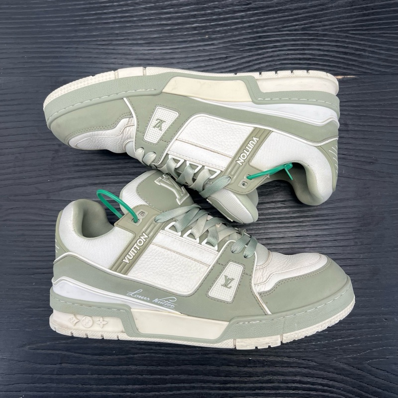 Louis Vuitton路易威登 trainer 淺綠 抹茶色 41 碼-5