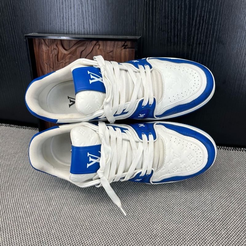 Louis Vuitton路易威登 trainer 白藍浮雕 41.5 碼-4