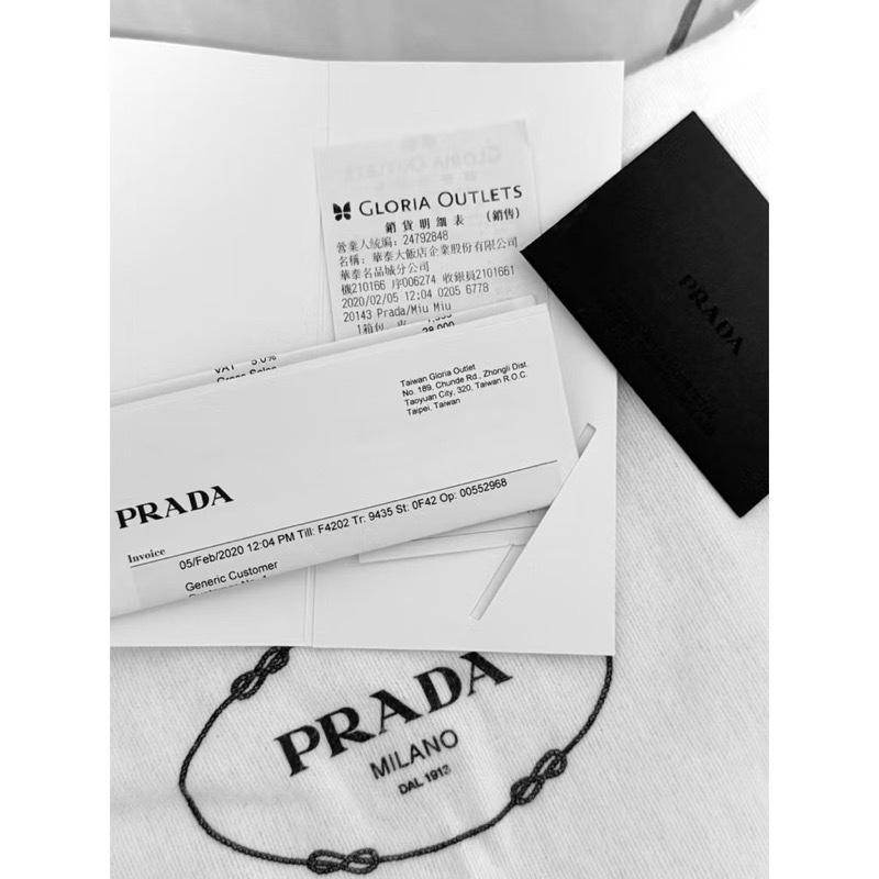 二手近全新 PRADA 卯釘 鉚釘 卯釘包 鉚釘包 Glace calf 1BD147 鏈條包-11