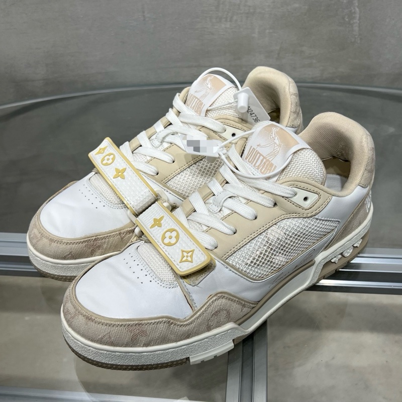 Louis Vuitton路易威登 Trainer 卡其魔術貼  39.5碼-0