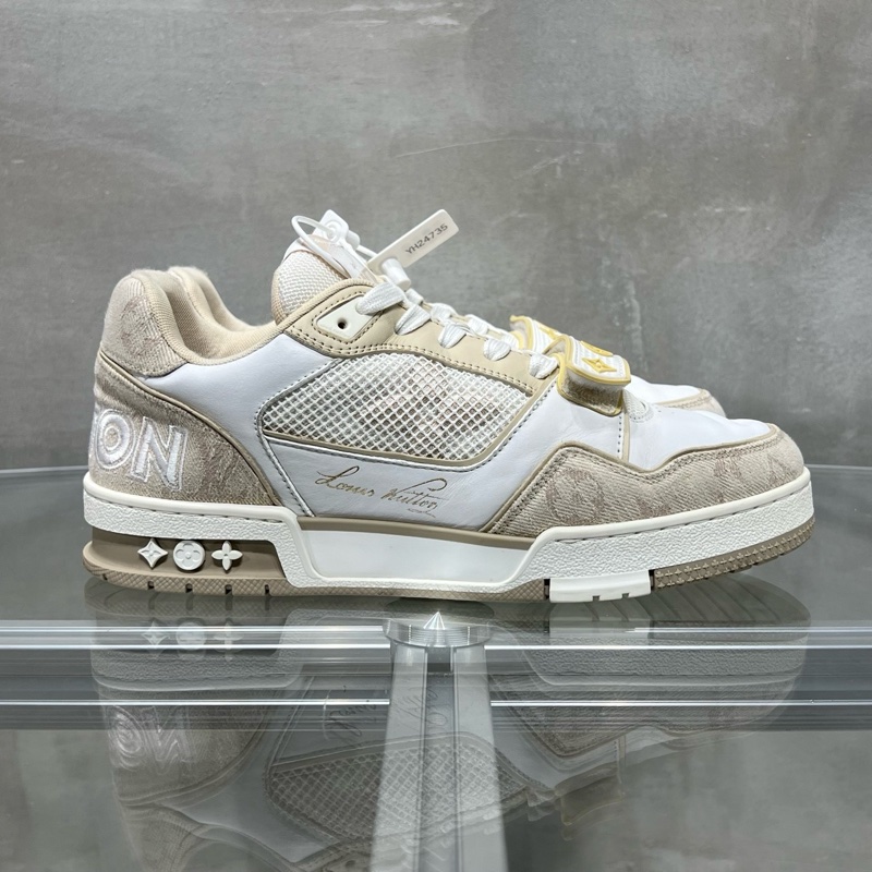 Louis Vuitton路易威登 Trainer 卡其魔術貼  39.5碼-2