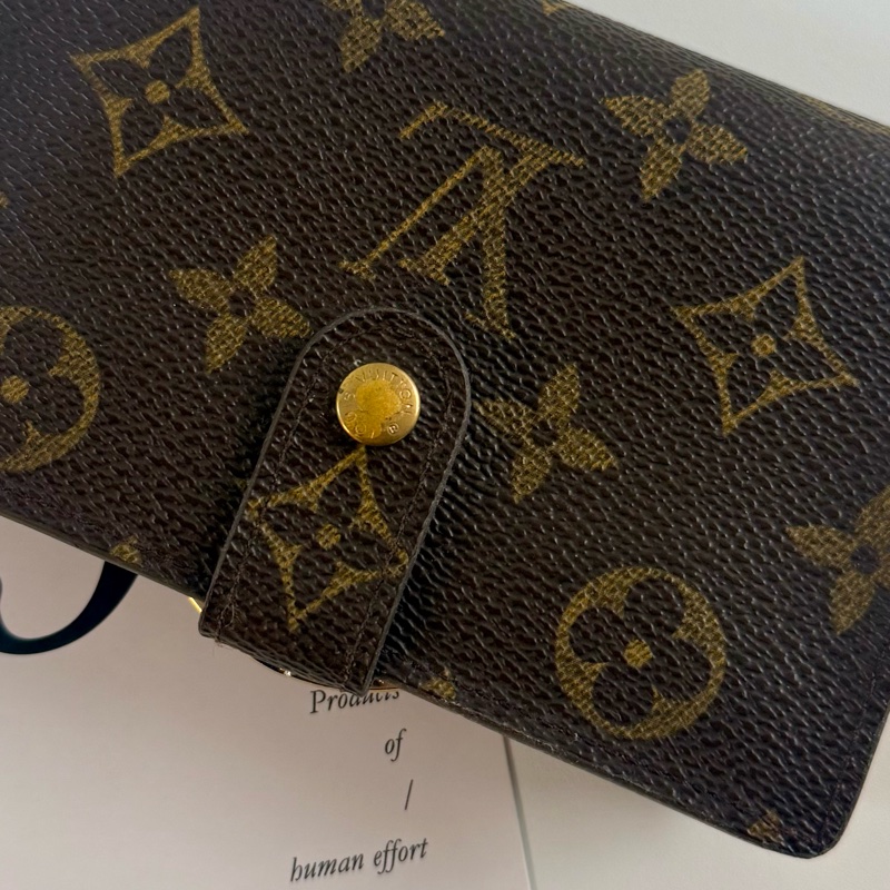 ✔️LV Louis Vuitton 路易威登 Monogram M61674 蝴蝶釦中夾-29