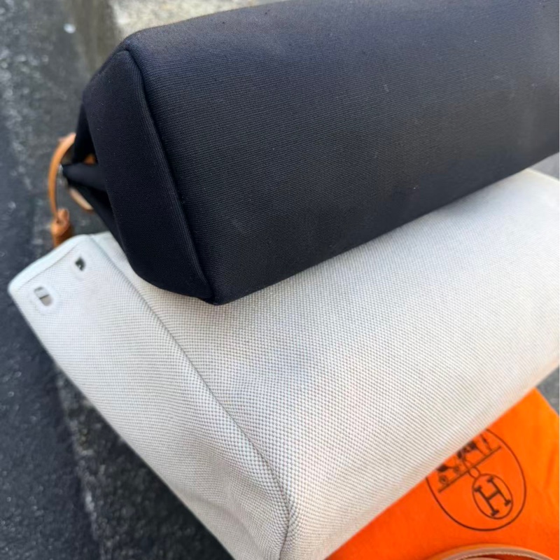 Hermes Herbag 31 棕色皮革(附黑白替換袋）-16
