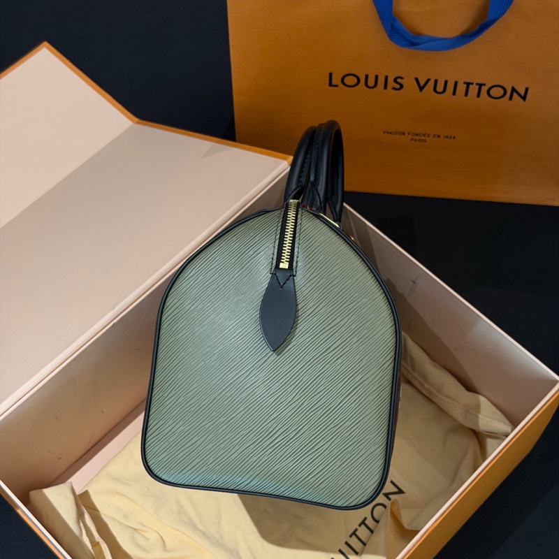 LV山本寬齋老花speedy30限定收藏款手提包-4