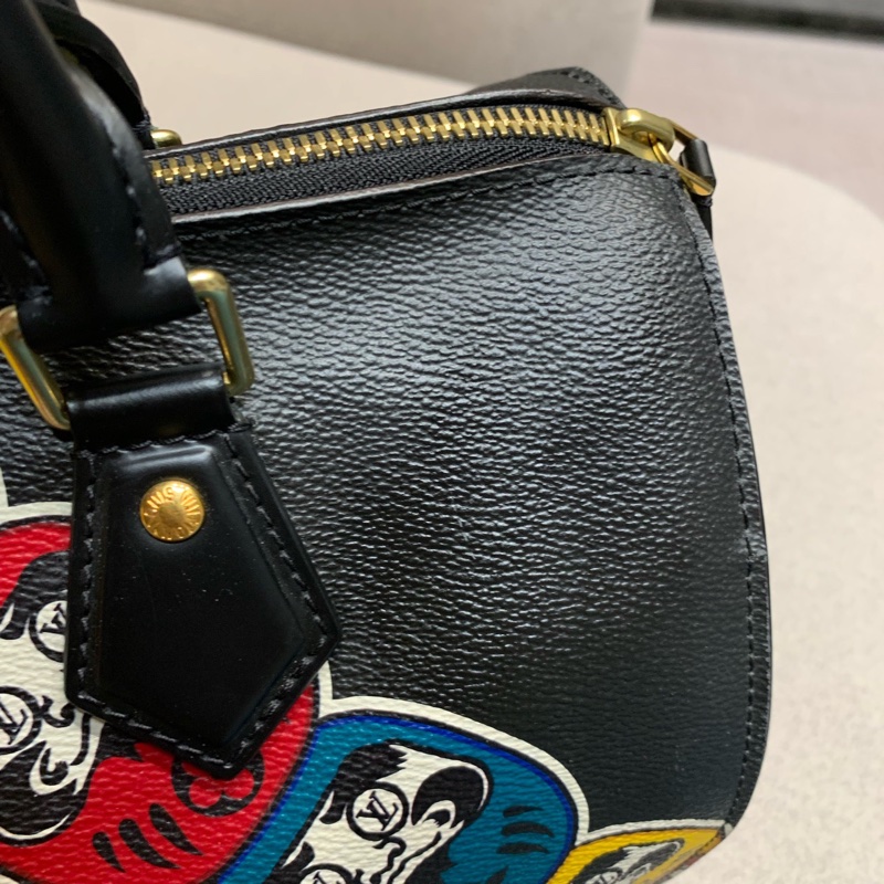 LV山本寬齋老花speedy30限定收藏款手提包-12