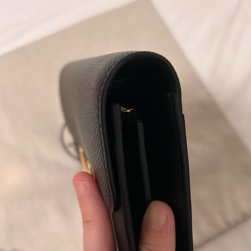 Hermes 愛馬仕 Constance to go Epsom 牛皮H扣長夾/斜背兩用包(黑色/U刻/金釦)-9