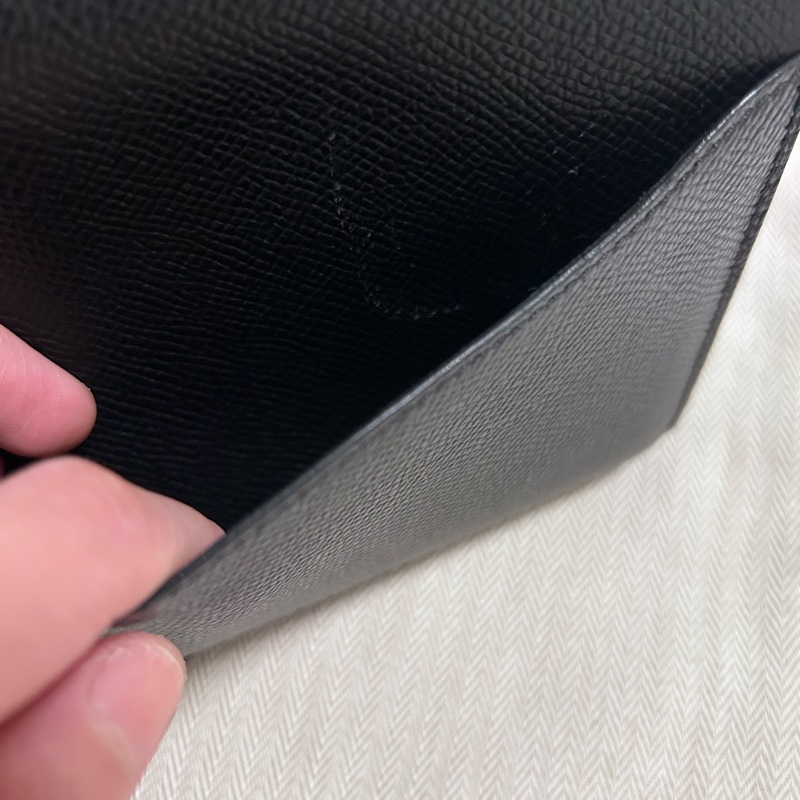 Hermes 愛馬仕 Constance to go Epsom 牛皮H扣長夾/斜背兩用包(黑色/U刻/金釦)-24