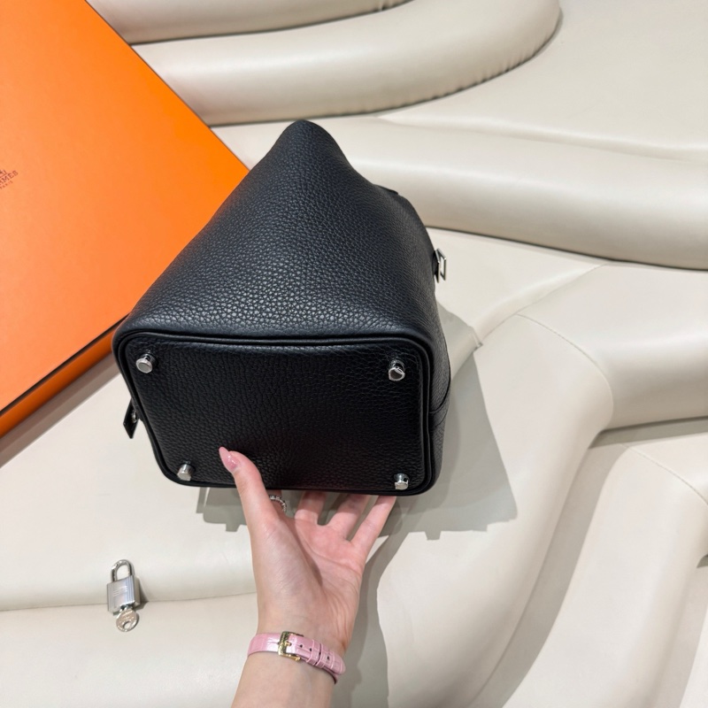 Hermes爱马仕 黑银p18菜篮子-2