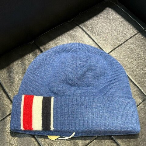 💎Han's house精品服飾💎THom Browne TB 100% 初剪美利奴 羊毛 毛帽 帽子 原價9900