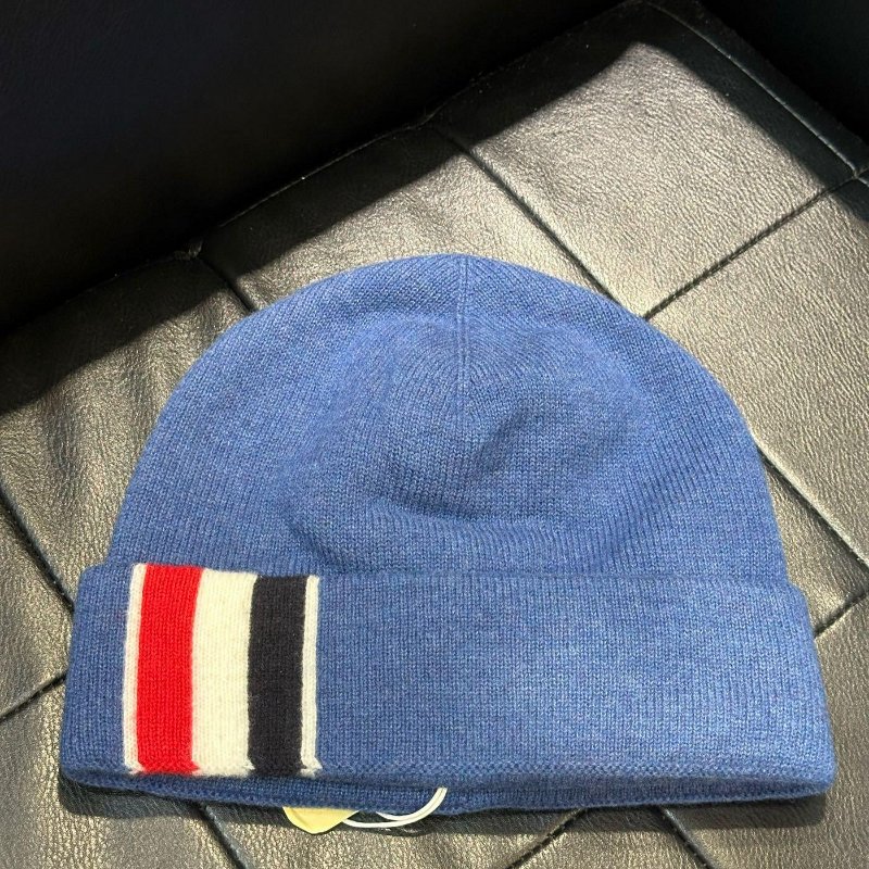 💎Han's house精品服飾💎THom Browne TB 100% 初剪美利奴 羊毛 毛帽 帽子 原價9900-0