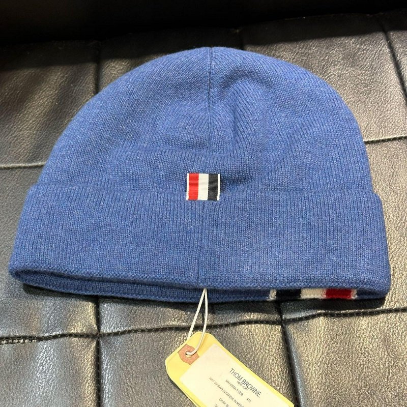 💎Han's house精品服飾💎THom Browne TB 100% 初剪美利奴 羊毛 毛帽 帽子 原價9900-8