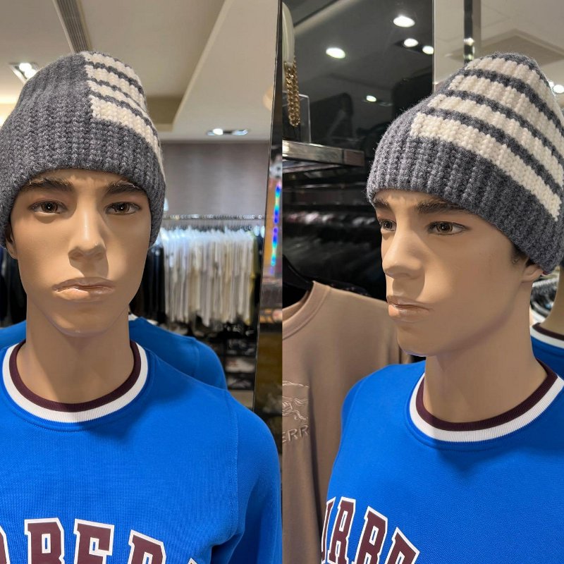 💎Han's house精品服飾💎THOM BROWNE TB 四槓 美利奴羊毛 100% 羊毛 毛帽 帽子-8