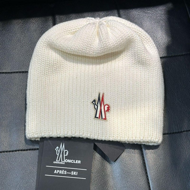 💎Han's house精品服飾💎moncler 滑雪系列 毛帽 帽子 義大利製 現貨 白-0
