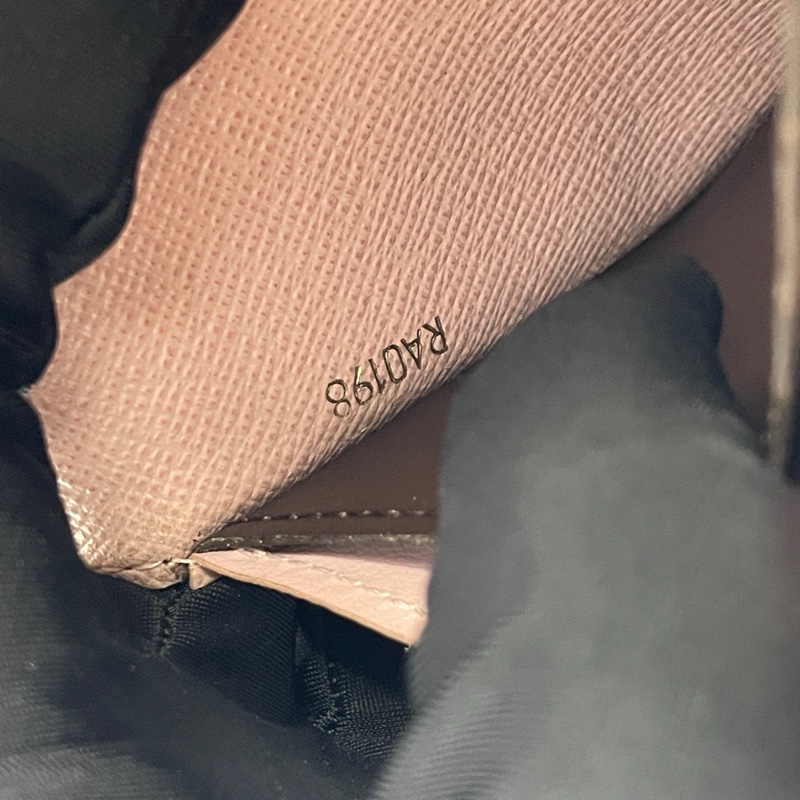 LouisVuitton路易威登長款豆豆錢包老花粉豆/19*9*2cm 18年-8