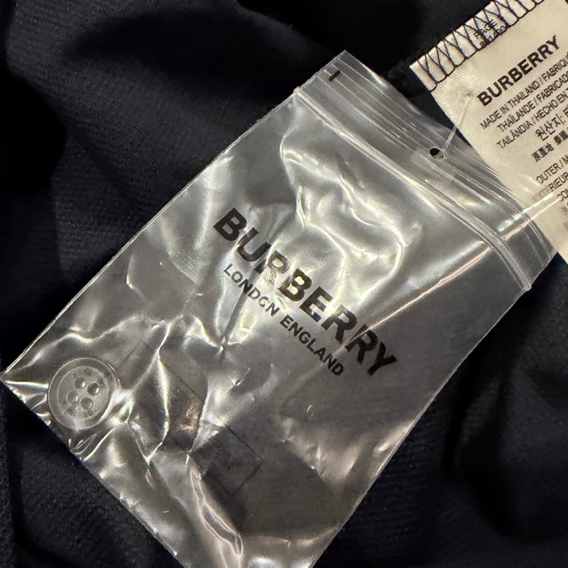 全新黑色BURBERRY男款短袖POAL衫-5