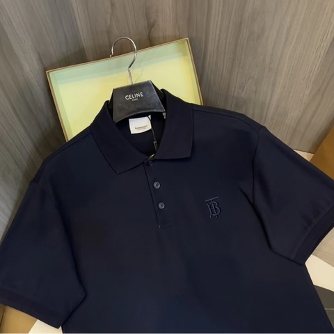 深藍近黑BURBERRY男款短袖POAL衫
