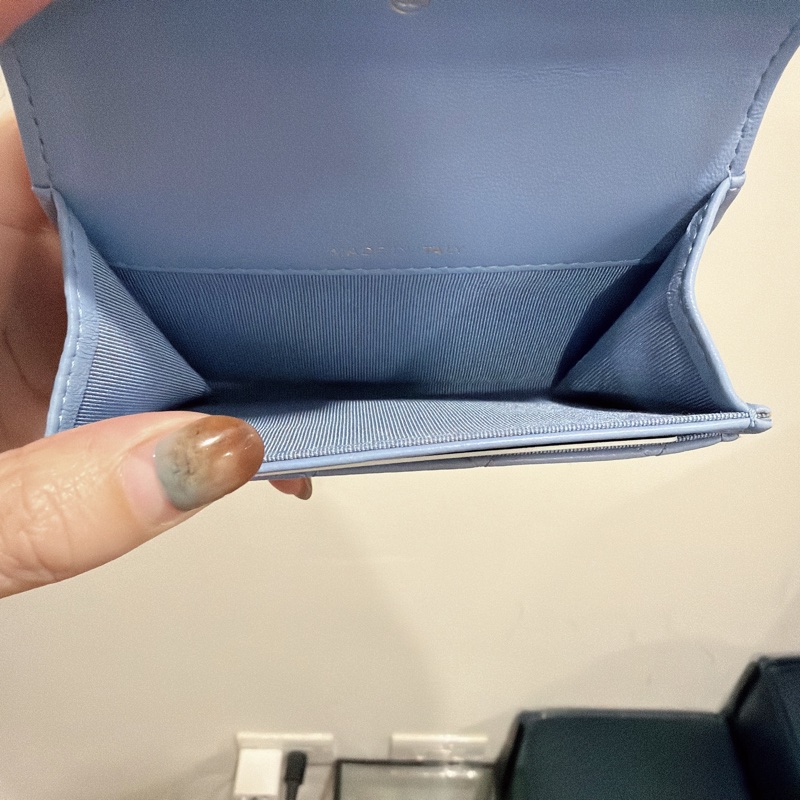 寶寶藍 CHANEL 香奈兒CF 零錢包 單層-4