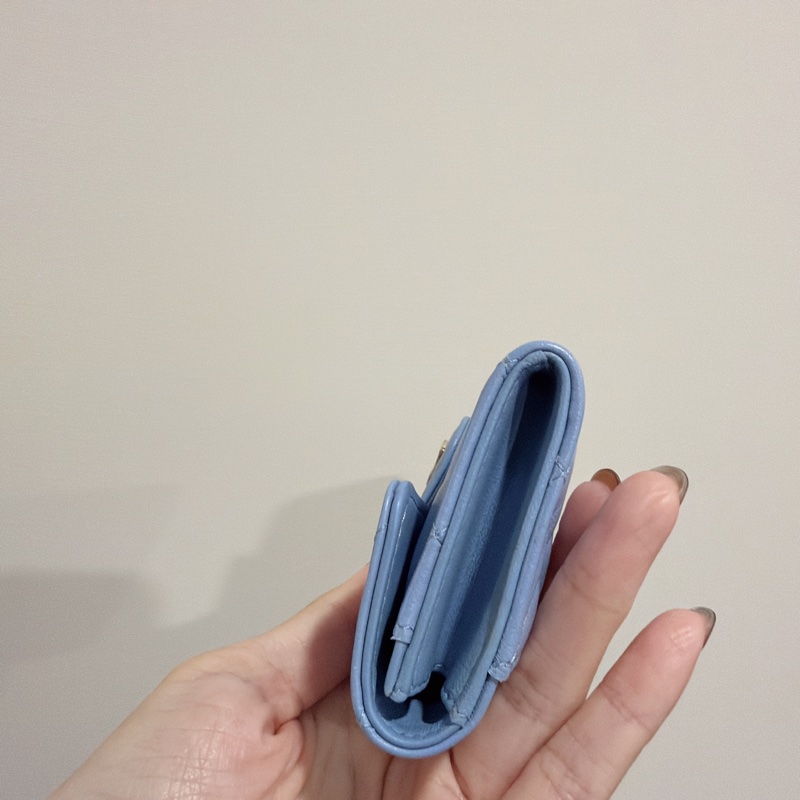 寶寶藍 CHANEL 香奈兒CF 零錢包 單層-5