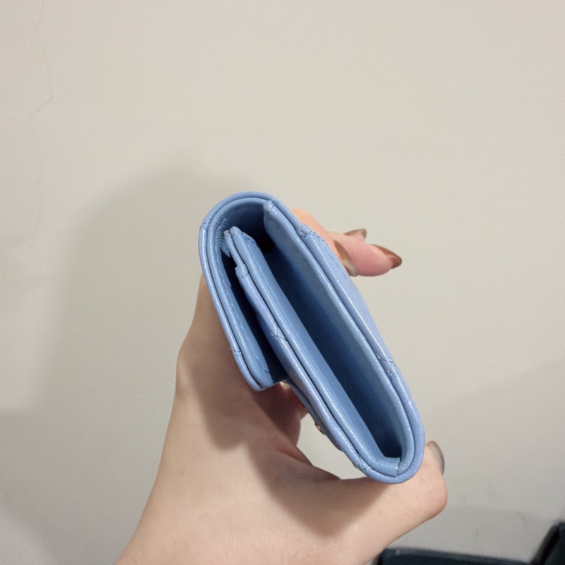 寶寶藍 CHANEL 香奈兒CF 零錢包 單層-8