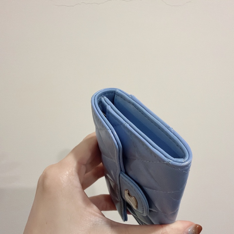 寶寶藍 CHANEL 香奈兒CF 零錢包 單層-9