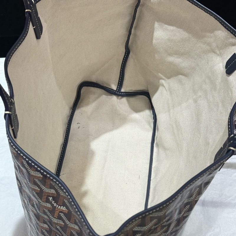 Goyard 戈雅 hobo 藍色彩繪法鬥托特包尺寸:40*20*34,。-6