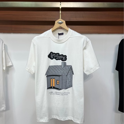 全新Louis Vuitton Lv經典爆款短T 卡通小房子