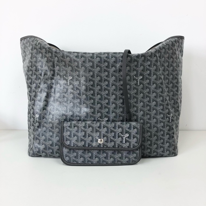 99新Goyard 戈雅 Saint Louis Tote包 灰色 大號 尺寸40x20x34-0