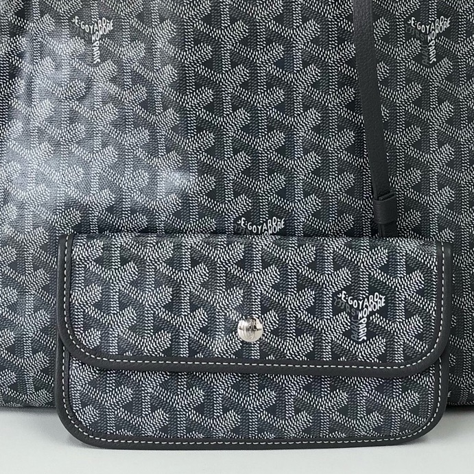 99新Goyard 戈雅 Saint Louis Tote包 灰色 大號 尺寸40x20x34-6