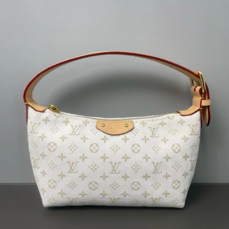 LV 芯片款 沙丘色飯盒包 24s限定牛津布款,很溫柔的顏色 18*13*6 9新 配件塵袋-1