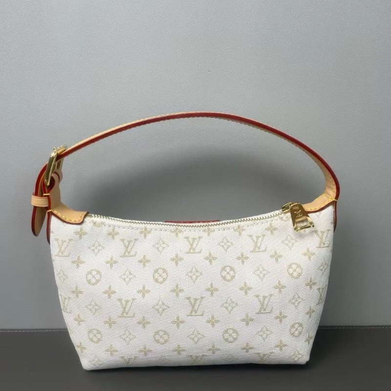 LV 芯片款 沙丘色飯盒包 24s限定牛津布款,很溫柔的顏色 18*13*6 9新 配件塵袋-2