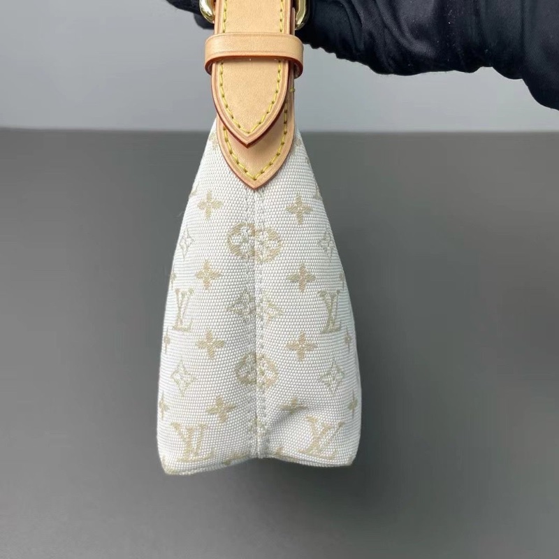 LV 芯片款 沙丘色飯盒包 24s限定牛津布款,很溫柔的顏色 18*13*6 9新 配件塵袋-3