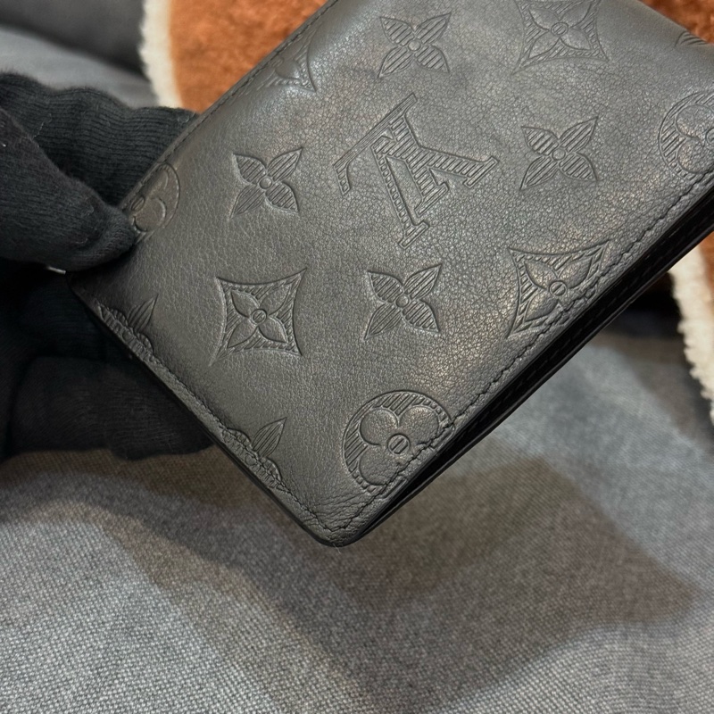 Lv黑壓紋短夾✨最新晶片款-5