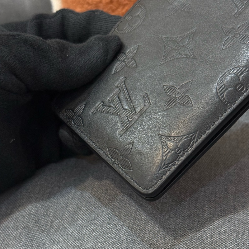 Lv黑壓紋短夾✨最新晶片款-9