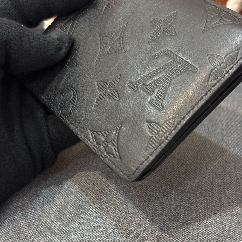 Lv黑壓紋短夾✨最新晶片款-10