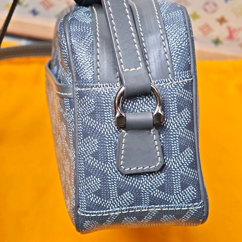 Goyard CAP-VERT小號包 男女適用 Goyardine 帆布 13 x 6.5 x 22-2