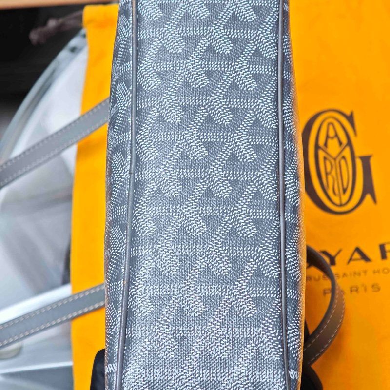 Goyard CAP-VERT小號包 男女適用 Goyardine 帆布 13 x 6.5 x 22-4