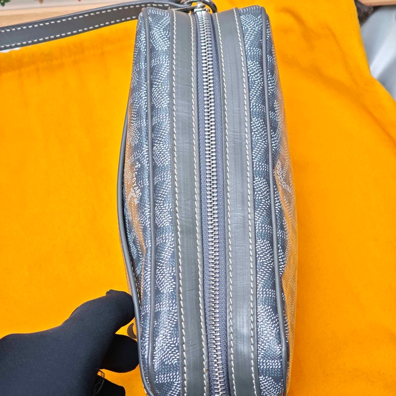 Goyard CAP-VERT小號包 男女適用 Goyardine 帆布 13 x 6.5 x 22-5