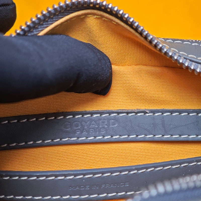 Goyard CAP-VERT小號包 男女適用 Goyardine 帆布 13 x 6.5 x 22-7