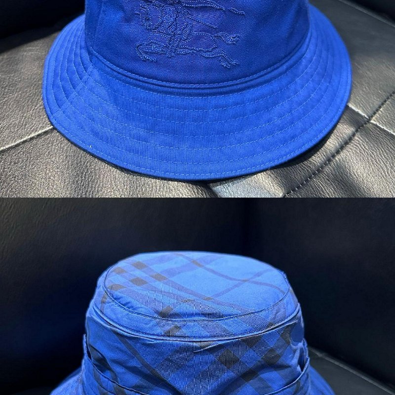 💎Han's house精品服飾💎 Burberry 戰馬 騎士 格紋 漁夫 帽子 雙面 男女可帶 原價14900-6