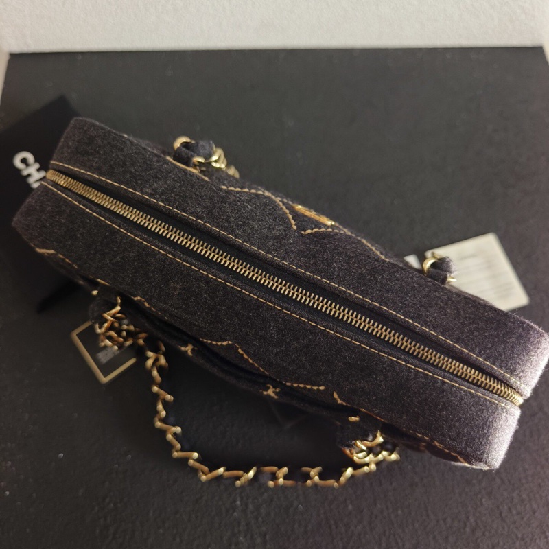 【今年大熱復古款‼️最網獨有】Chanel毛呢外縫線 鏈條 單肩包｜手提包-6