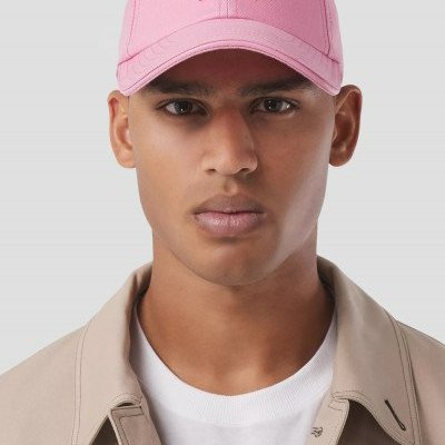 💎Han's house精品服飾💎BURBERRY 刺繡字 帽子 義大利製 ~現貨M 原價14900-6