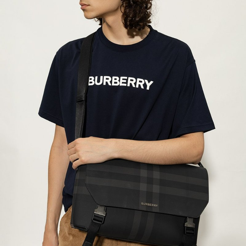 💎Han's house精品服飾💎BURBERRY 格紋 刺繡字 帽子-6