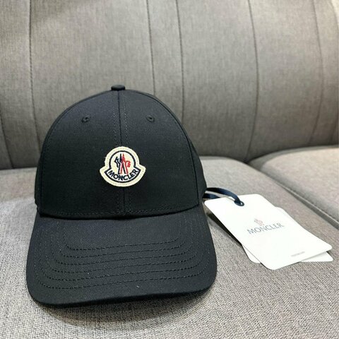 💎Han's house精品服飾💎moncler LOGO 帽子 黑 現貨 原價12400