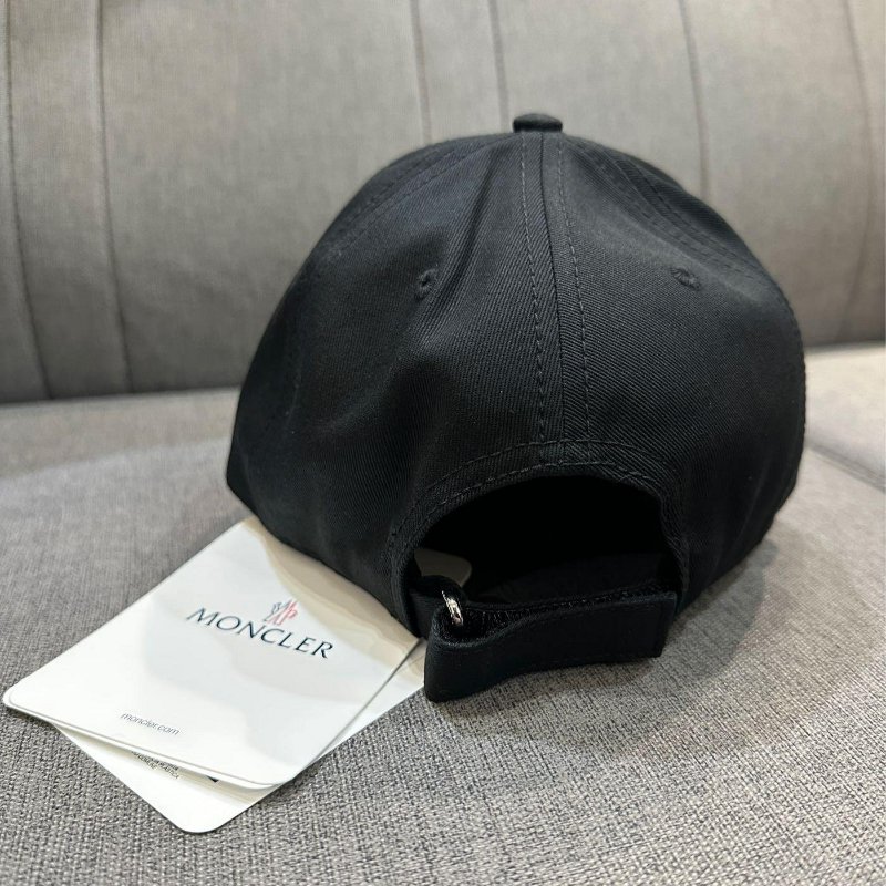 💎Han's house精品服飾💎moncler LOGO 帽子 黑 現貨 原價12400-3