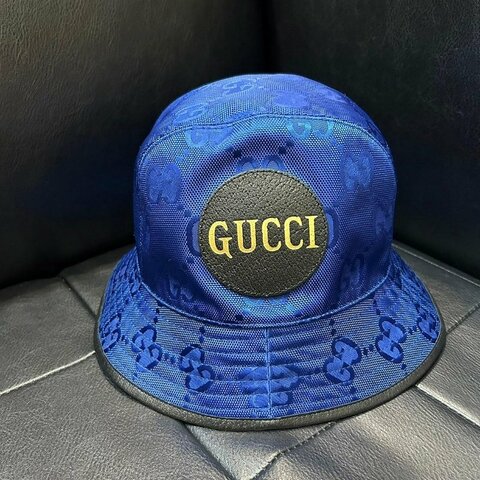 💎Han's house精品服飾💎GUCCI 滿版 老花 漁夫 帽子 義大利製  原價17000