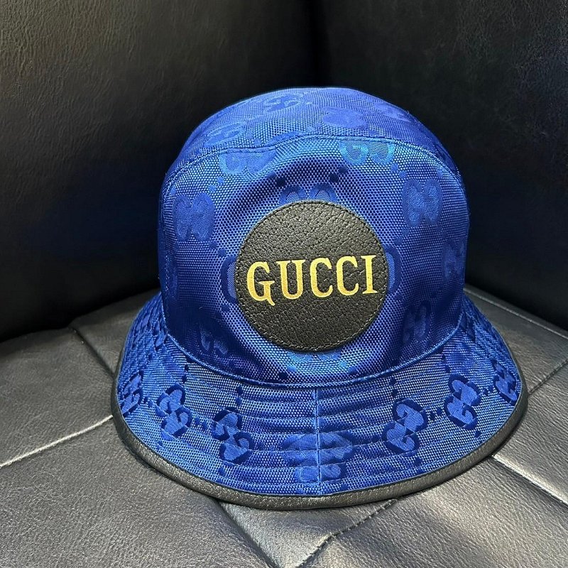 💎Han's house精品服飾💎GUCCI 滿版 老花 漁夫 帽子 義大利製 原價17000-0